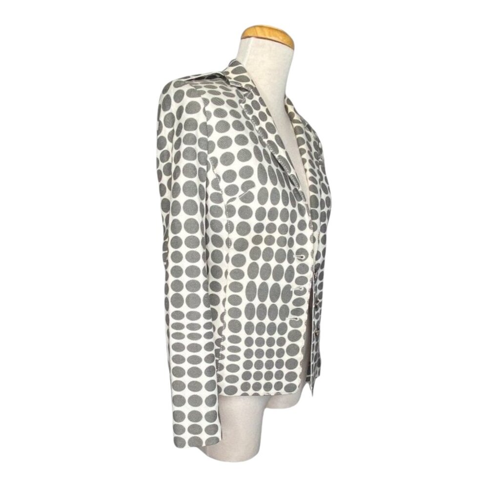 40% OFF Clearance SALE❗️ Alberto Makali Polka Dot Blazer Jacket Cotton/Spandex - Picture 4 of 7
